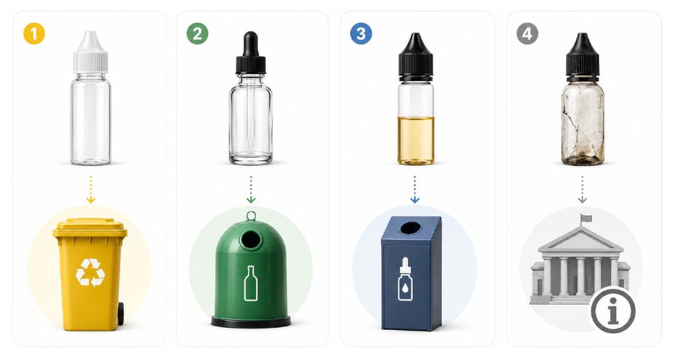 comment recycler les fioles des liquides e cigarette